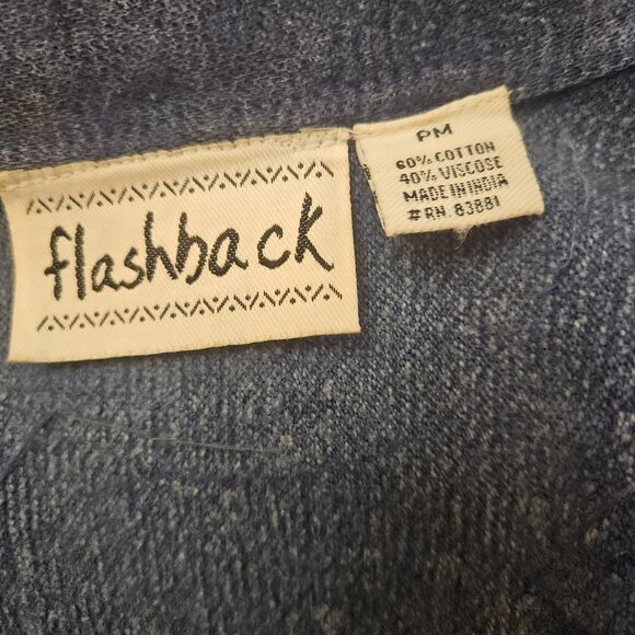 VINTAGE SEQUINED EMBROIDED DENIM JACKET - Picture 9 of 10